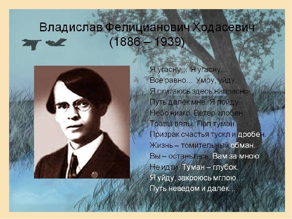 Биография владислава фелициановича ходасевича