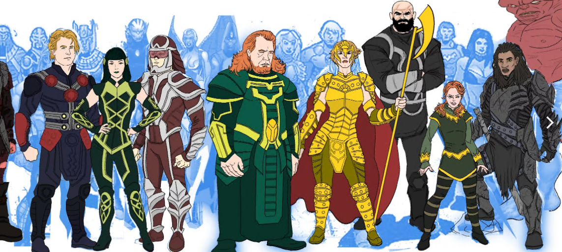 История marvel
