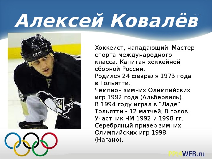 Алексей ковалев - российский хоккеист и звезда нхл