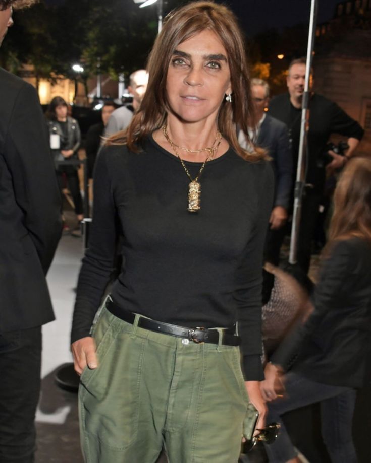 Charismatic karine roitfeld and her style with a twist