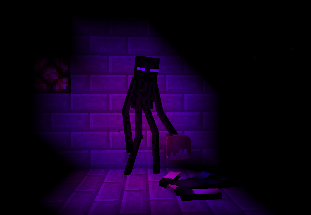 Enderman in minecraft