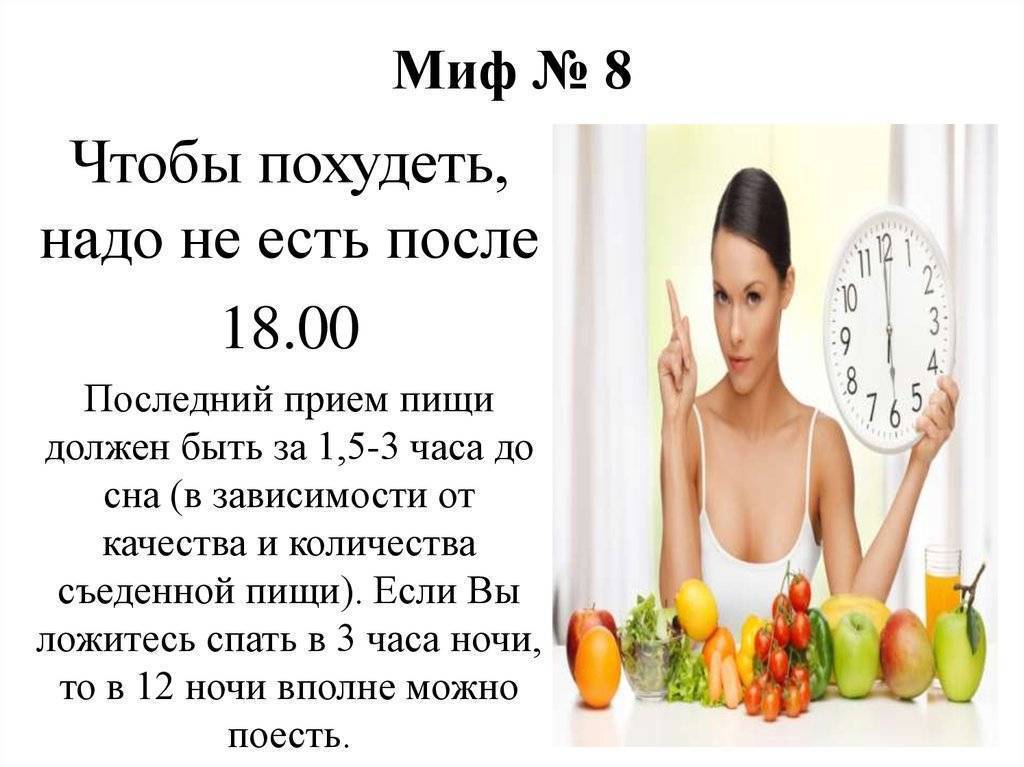 Диета для похудения: не есть после шести. шокирующая правда!